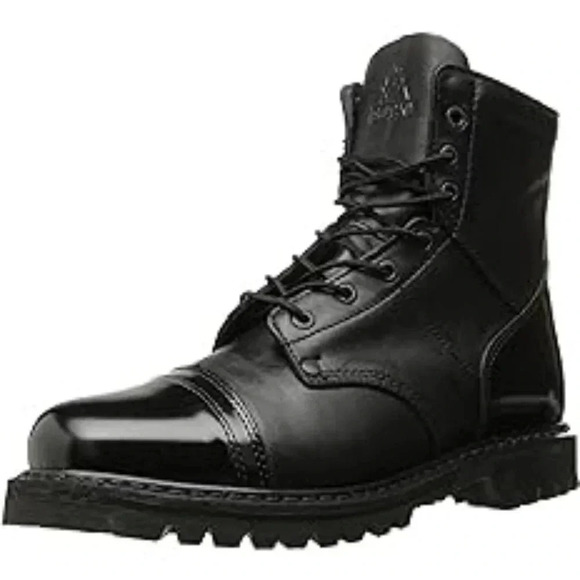 Mens Duck Boots Winter Snow Boot Rocky Side Zipper Jump Boot